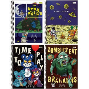 Caderno 1 Matéria Hyper 80 Folhas Foroni