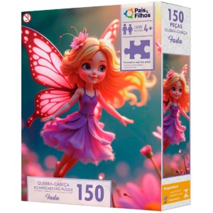 Quebra-Cabeça -  Fada 150 Peças 793010 Pais e Filhos