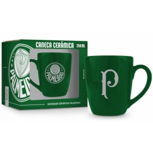 Caneca Cerâmica Prime 350ml - Palmeiras Brasfoot