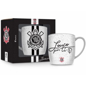 Caneca Porcelana Urban 300ml - Corinthians Brasfoot