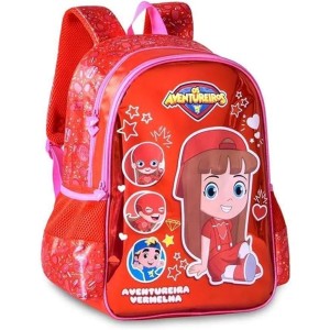 Mochila Aventureira Vermelha AV24035J Clio Style