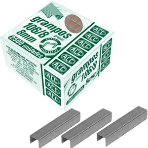 Grampo 106/8-8mm Galvanizado c/2500 ACC