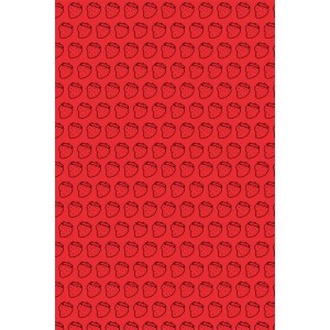 Placa de EVA Estampado 40x60cm - Morango