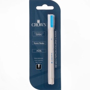 Carga para Caneta Esferográfica Cross Azul CA12009A Crown