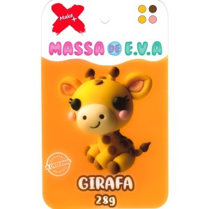 Massinha de EVA 4 Cores 28g - Girafa Make+