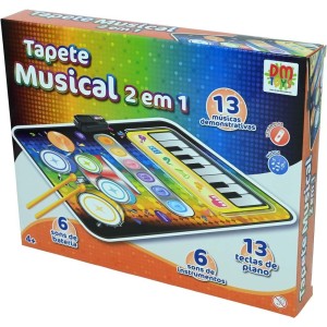 Tapete Musical 2 em 1 DMT7108 DM Toys