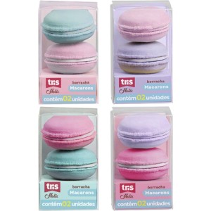 Borracha Escolar Holic Macarons Tris
