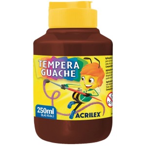 Tempera Guache 250ml - Marrom 531 Acrilex