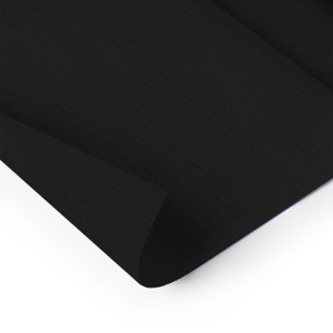 Papel Crepom Impermeável 48cm x 2m - Preto