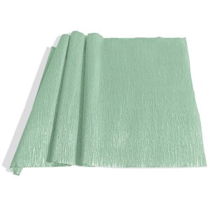 Papel Crepom Impermeável Pérola 48cm x 2m - Verde Jade