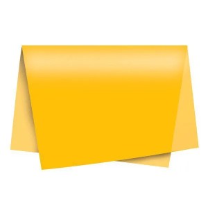 Papel de Seda 48x60cm - Amarelo c/100