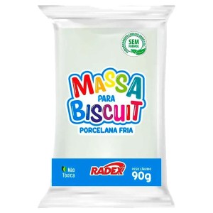 Massa para Biscuit 90g Branca Radex