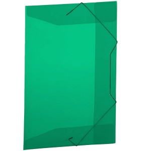 Pasta com Elástico Verde A02B-VD Plascony