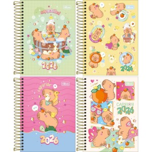 Agenda 2026 Capyclub Capivara 160 Folhas Tilibra