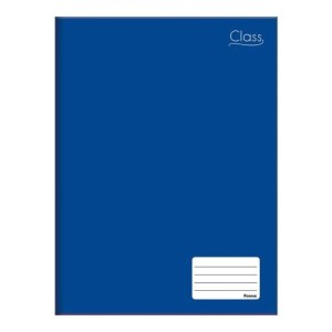 Caderno Brochura 1/4 Azul 48fls Foroni