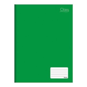 Caderno Brochura 1/4 Verde 48fls Foroni
