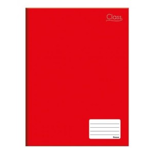 Caderno Brochura 1/4 Vermelho 96fls Foroni