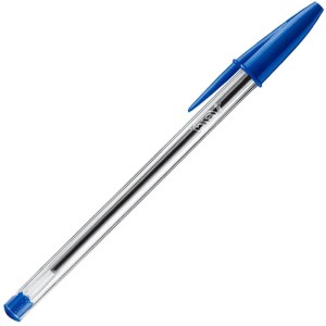 Caneta Esferográfica 1.0mm Cristal Azul Bic