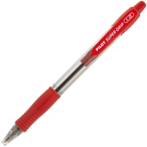 Caneta Esferográfica 1.0mm Super Grip Vermelha Pilot
