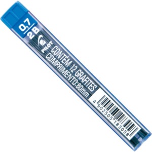 Grafite 0.7mm 2B - Tubo com 12 Minas Pilot