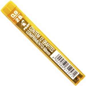 Grafite 0.9mm 2B - Tubo com 12 Minas Pilot