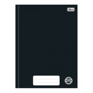 Caderno Brochura 1/4 Preto 80fls Tilibra