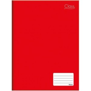 Caderno Brochura Vermelho 48 Folhas Foroni