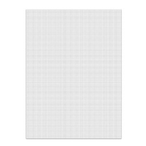 Papel Almaço Quadriculado 5mm x 5mm c/10 Folhas