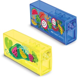 Apontador com Depósito Glimmer Botânica Faber Castell