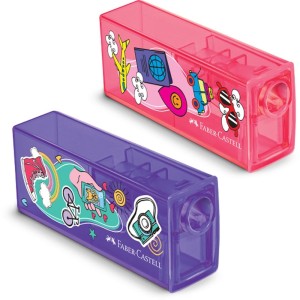 Apontador com Depósito Glimmer Viagem Faber Castell