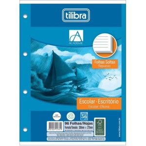 Refil para Fichário Branco Academie 96fls Tilibra