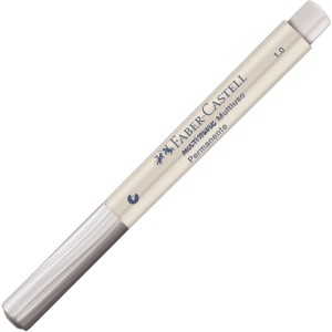Marcador Permanente Multimark 1.0 - Branco Faber Castell