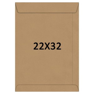 Envelope 22cm x 32cm - Kraft Natural Scrity