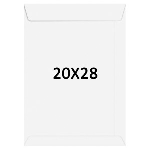 Envelope 20cm x 28cm - Branco c/10 Scrity