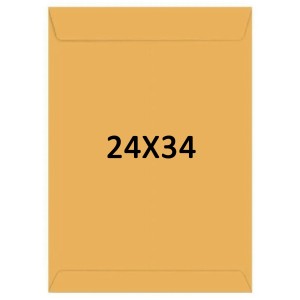 Envelope 24cm x 34cm - Kraft Ouro c/250 Scrity