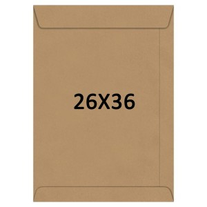 Envelope 26cm x 36cm - Kraft Natural c/10 Scrity