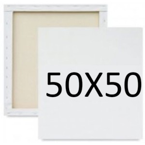 Tela para Pintura 50x50cm Luarte