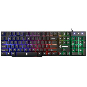 Teclado Gamer Hawke Rainbow EG-206 Evolut
